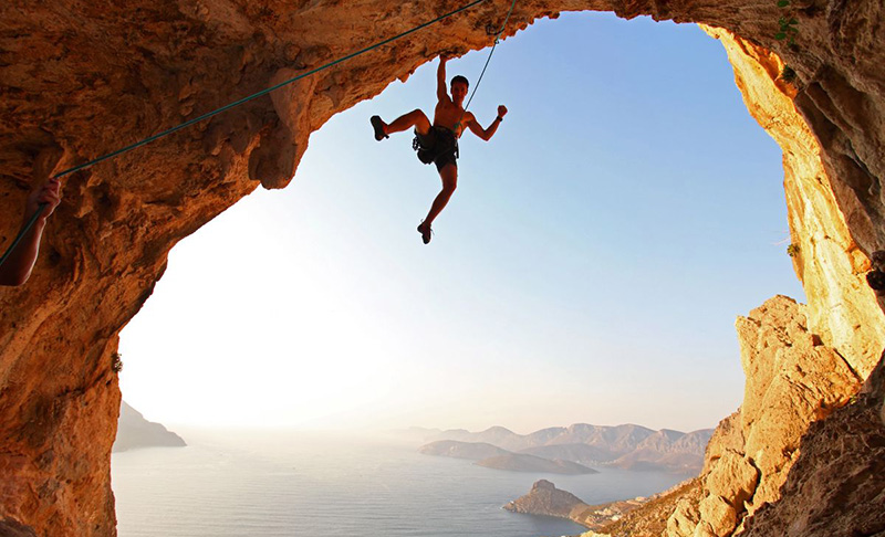 Climbing at Karpathos