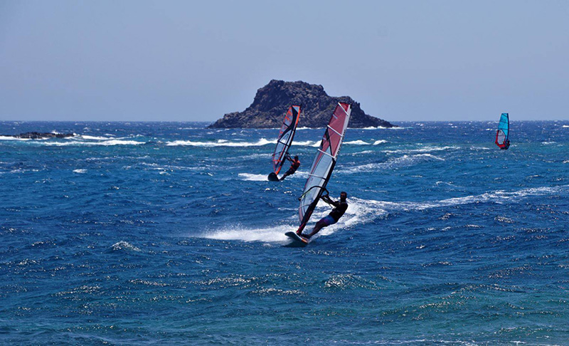 Windsurfing at Karpathos